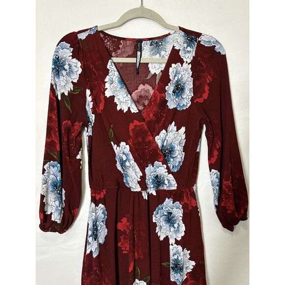 Plenty by Tracy Reese BOHO Grannycore Women's Midi dress Ruffle Hem Size S - Picture 3 of 5